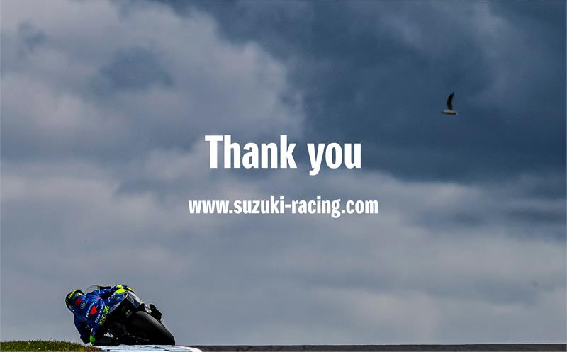 TEAM SUZUKI RACING关闭通知